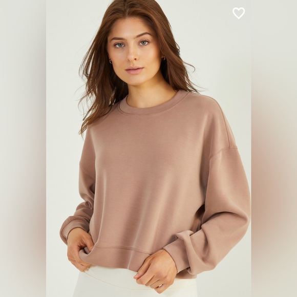 Altar'd State Tops - Altar’d State Supersoft Sweatshirt Sinopia-Fresco Medium NWT